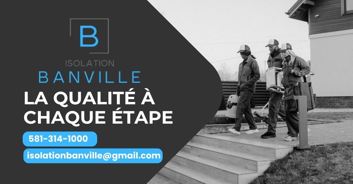 Bannière Isolation Banville inc.
